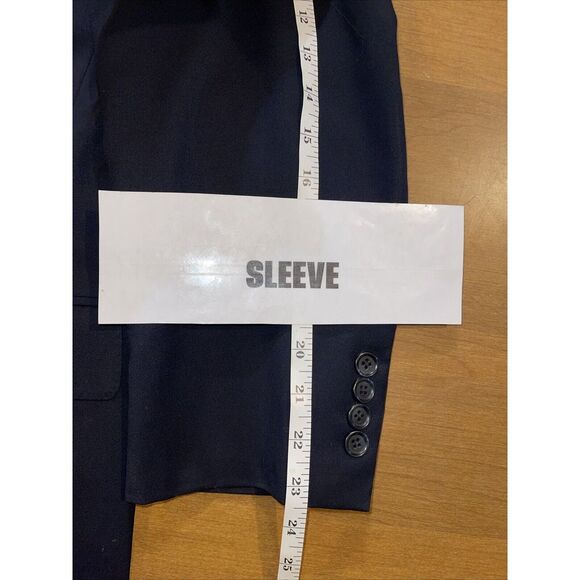 Loro Piana Samuelsohn Blazer Mens‎ 42R Navy Blue 110s Wool Jacket Sport Coat - Picture 6 of 14